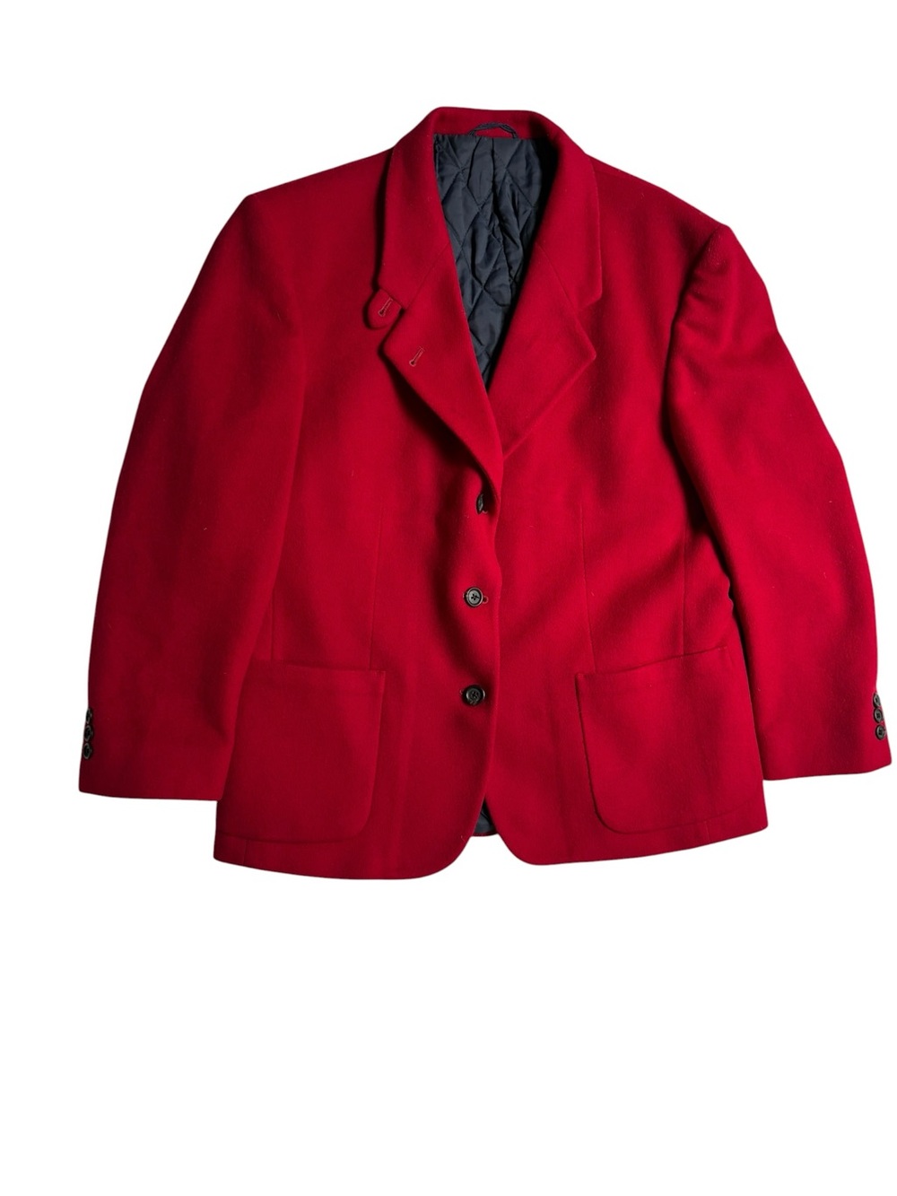 Vintage fully lined L.L. Bean Women's Red Wool Blazer Jacket